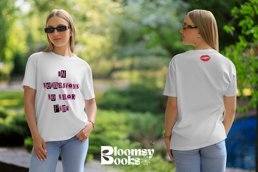 CAMISETA ON WEDNESDAY WE WEAR PINK