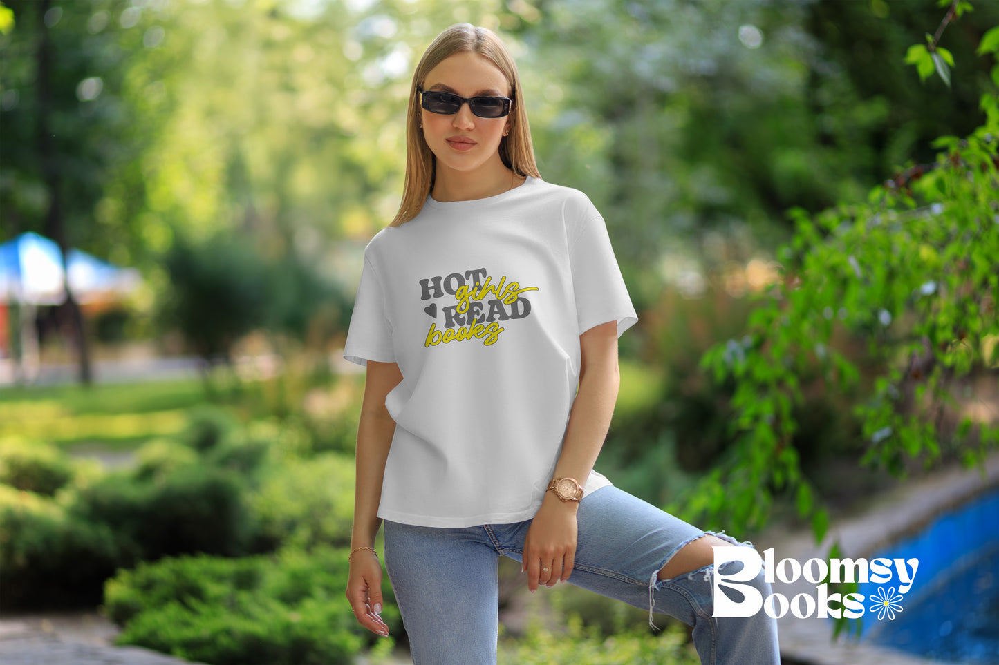 Camiseta Hot Girls Read Books